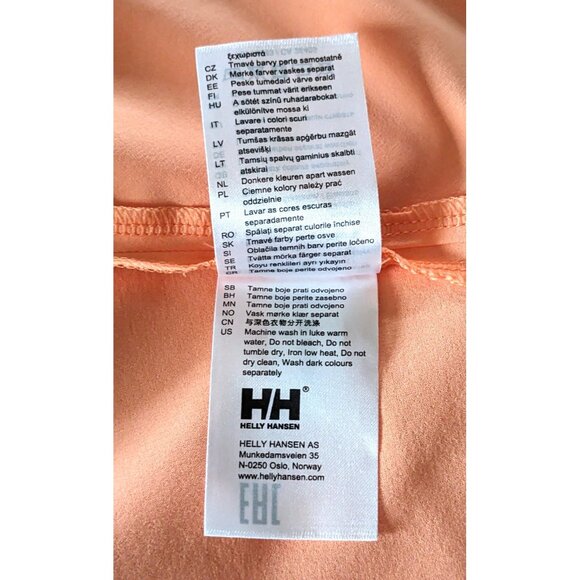 Helly Hansen Vik Dress Orange V-Back A-Line Sleeveless Sporty Summer Pockets M - Picture 12 of 16